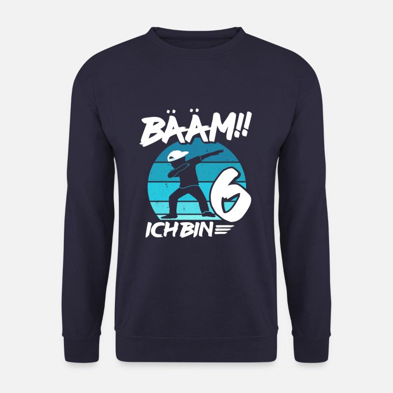 6. Geburtstag Dabbing 6 Jahre Geburtstagsgeschenk - Unisex Pullover - Navy