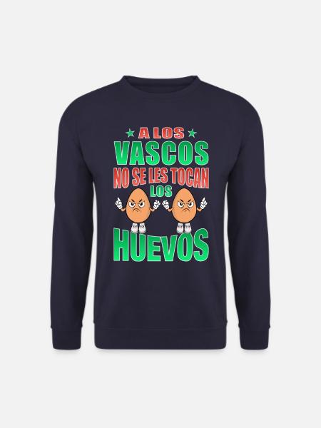 The Basques don't touch their eggs - Unisex Sweatshirt - navy