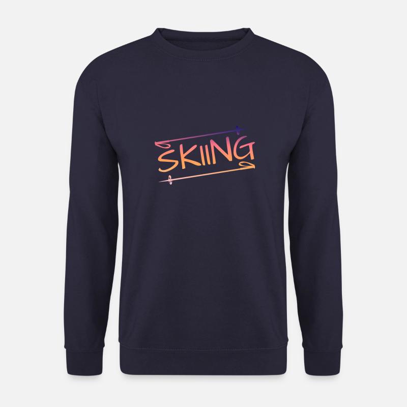 Skiing skiing - Unisex Pullover - Navy
