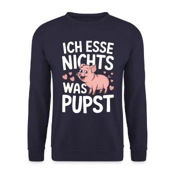 Animal cochon - Sweat-shirt Unisexe - marine - Devant - Alina (178cm) & Michal (187cm)