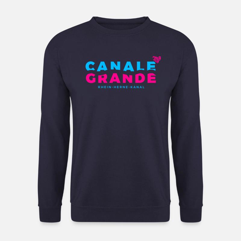canale grande - Unisex Pullover - Navy
