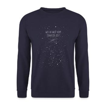 Schwarzes Loch - Unisex Pullover - Navy - Vorne - Alina (178cm) & Michal (187cm)
