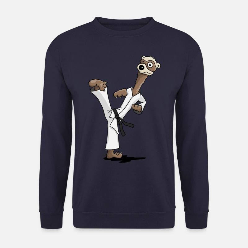 Tae Kwon Do Frettchen Kampfkunst lustig Geschenk - Unisex Pullover - Navy