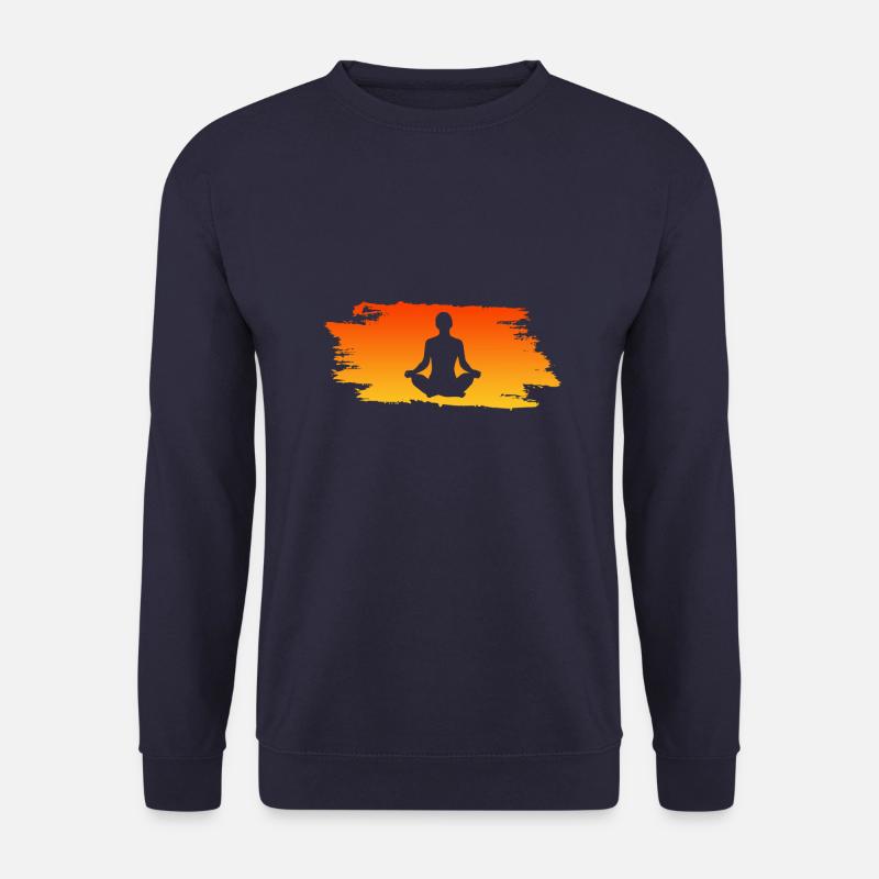 Yoga Yogi Namaste Om - Unisex Pullover - Navy