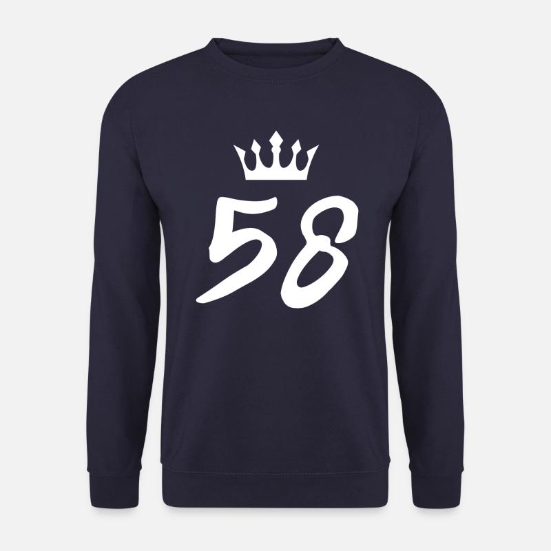 58 Number crown - Unisex Sweatshirt - navy