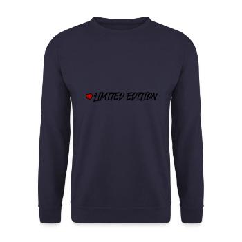 Limited Edition Herz - Unisex Pullover - Navy - Vorne - Alina (178cm) & Michal (187cm)