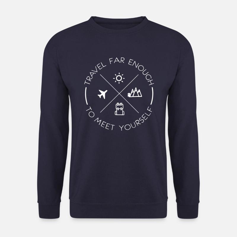 "Travel Basic" - Unisex Pullover - Navy
