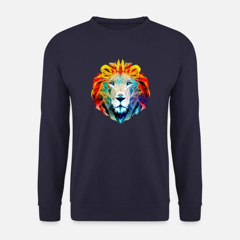 Bunter Löwe - Unisex Pullover - Navy