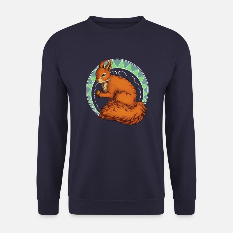 Red squirrel pattern - Unisex Sweatshirt - undefined