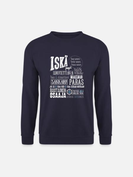 ISKÄ V - Unisex svetaripaita - laivasto sininen