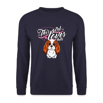 Cavalier Girl 3 - Sweat-shirt Unisexe - marine - Devant - Alina (178cm) & Michal (187cm)