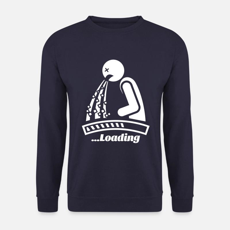 puke loading - Unisex Sweatshirt - navy