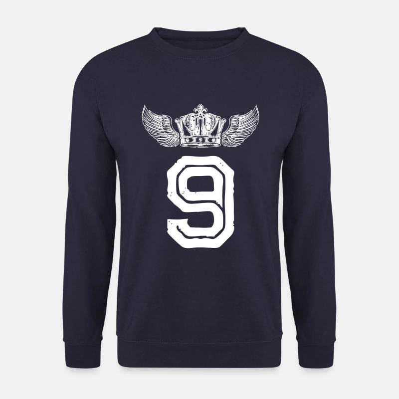 9 Number crown - Unisex Sweatshirt - navy