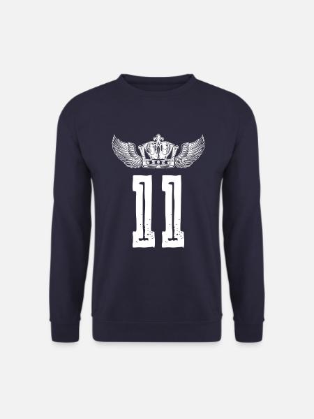 11 Zahl Krone - Unisex Pullover - Navy