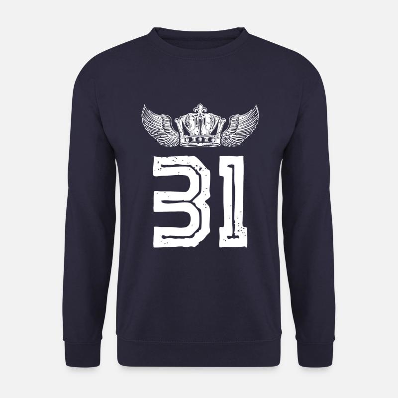 31 Couronne numérique - Sweat-shirt Unisexe - marine