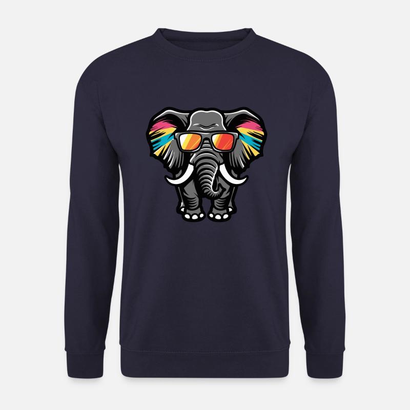 Elephant Cool Comic - Unisex Sweatshirt - navy