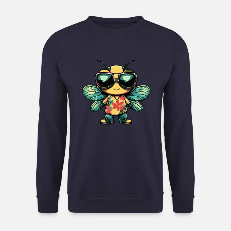 Libellule Cool Summer - Sweat-shirt Unisexe - marine