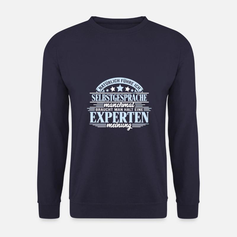 Self-talk leads competent advice - Unisex Sweatshirt - navy