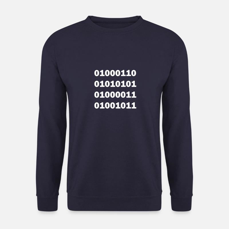 Binary code fuck - Unisex Sweatshirt - navy
