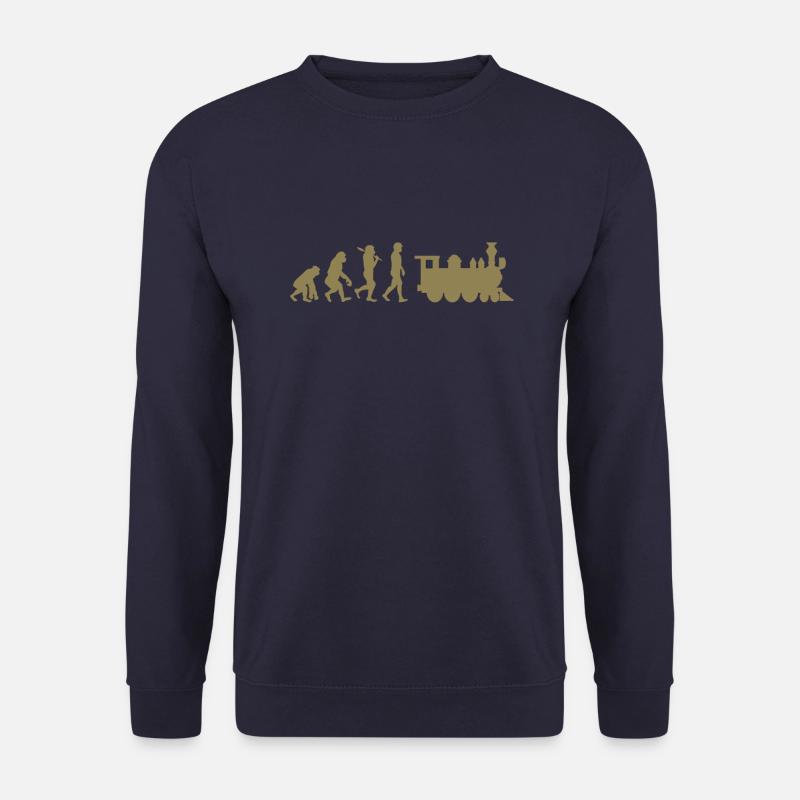 Evolution Railway Locomotive - Unisex Sweatshirt - navy