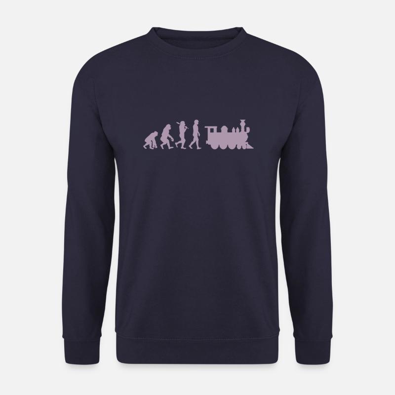 Evolution Railway Locomotive - Unisex Sweatshirt - navy