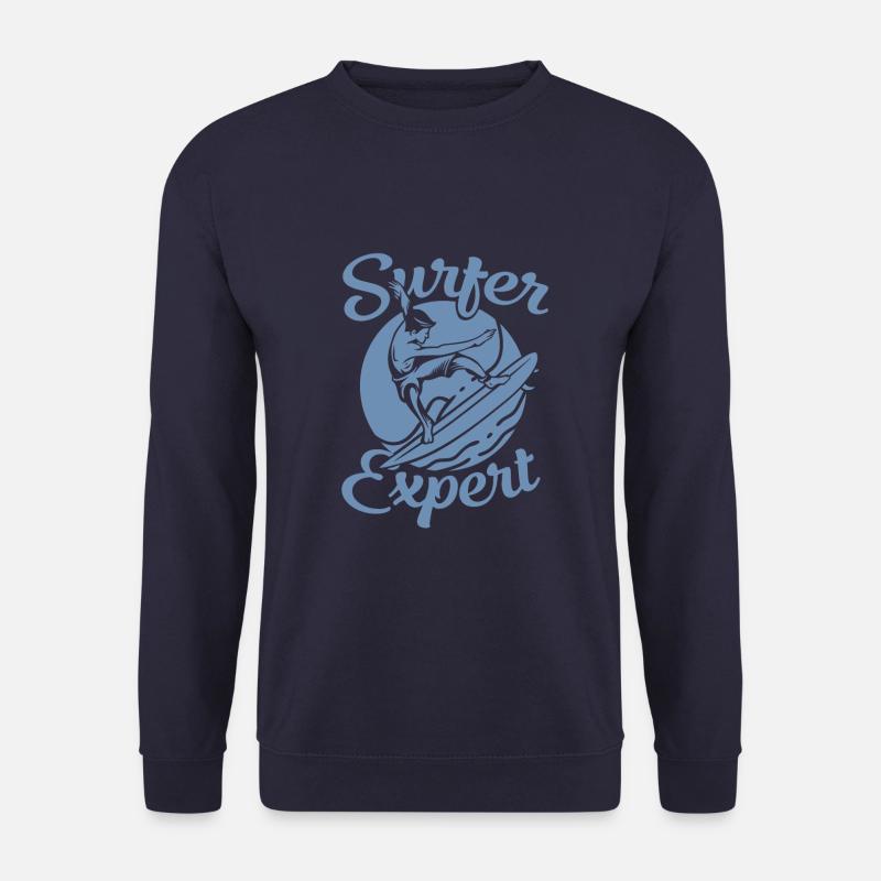 Surfer Design Surfer Expert Surfboard - Unisex Sweatshirt - navy
