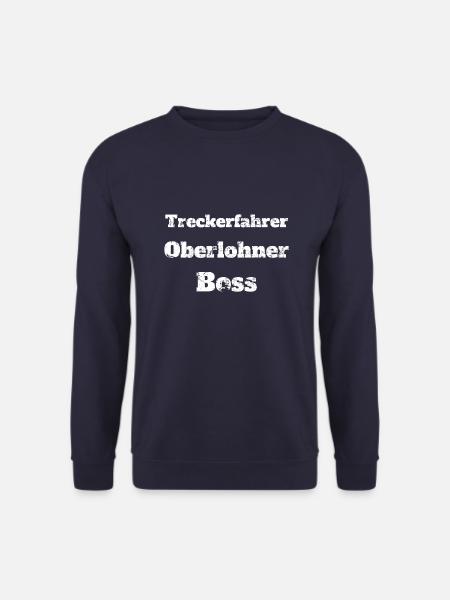 Treckerfahrer Oberlohner Lohner Lohnunternehmer - Unisex Pullover - Navy