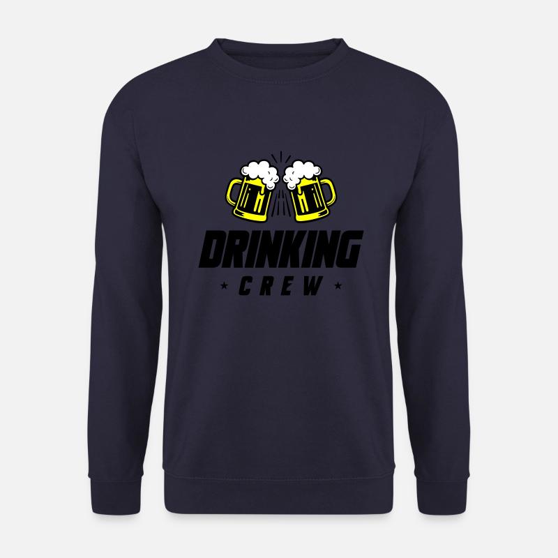 Drinking Crew Beer - Unisex Sweatshirt - navy