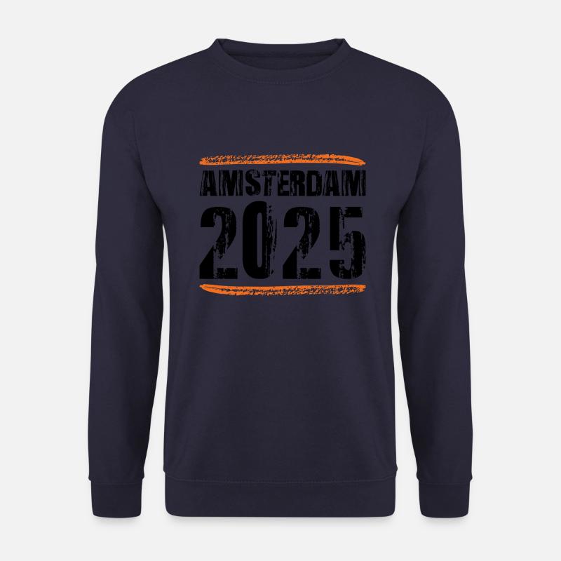 Amsterdam 2025 Spruch - Unisex Pullover - Navy