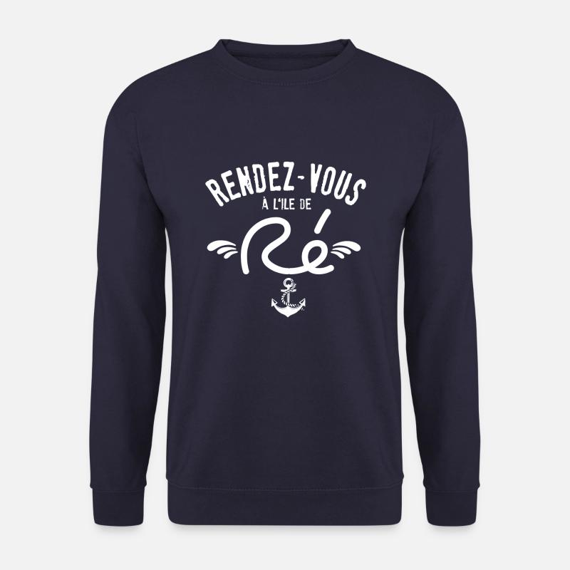Wir sehen uns auf der Ile de Ré - Unisex Pullover - Navy