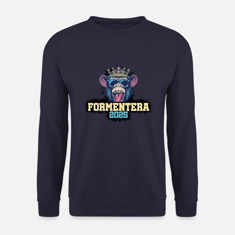 Formentera 2025 Affe - Unisex Pullover - Navy