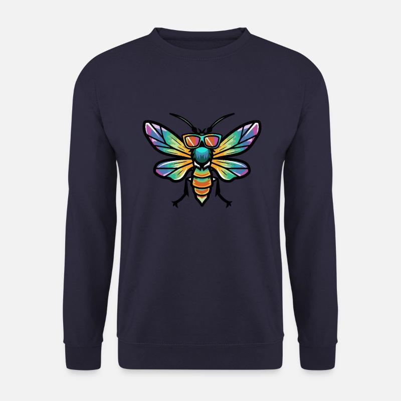 Libelle Cool Comic - Unisex Pullover - Navy