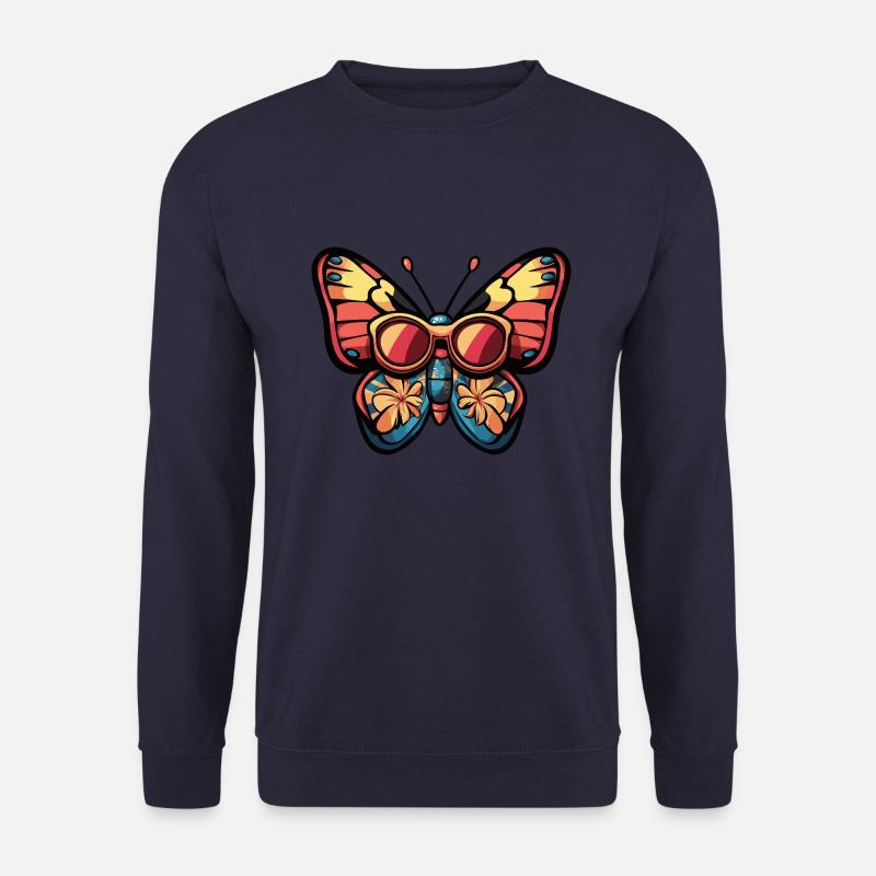 Butterfly Cool Summer - Unisex Sweatshirt - navy