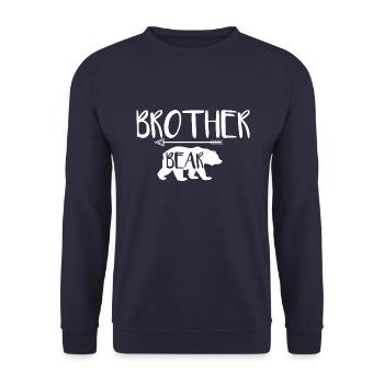Frère ours - Sweat-shirt Unisexe - marine - Devant - Alina (178cm) & Michal (187cm)
