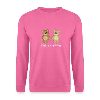 Ours frères, deux pour l'éternité. - Sweat-shirt Unisexe - rose - Devant