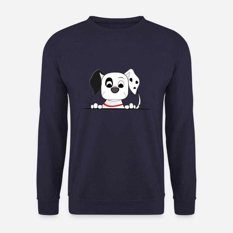 Dalmatiner Hund Lustig - Unisex Pullover - Navy