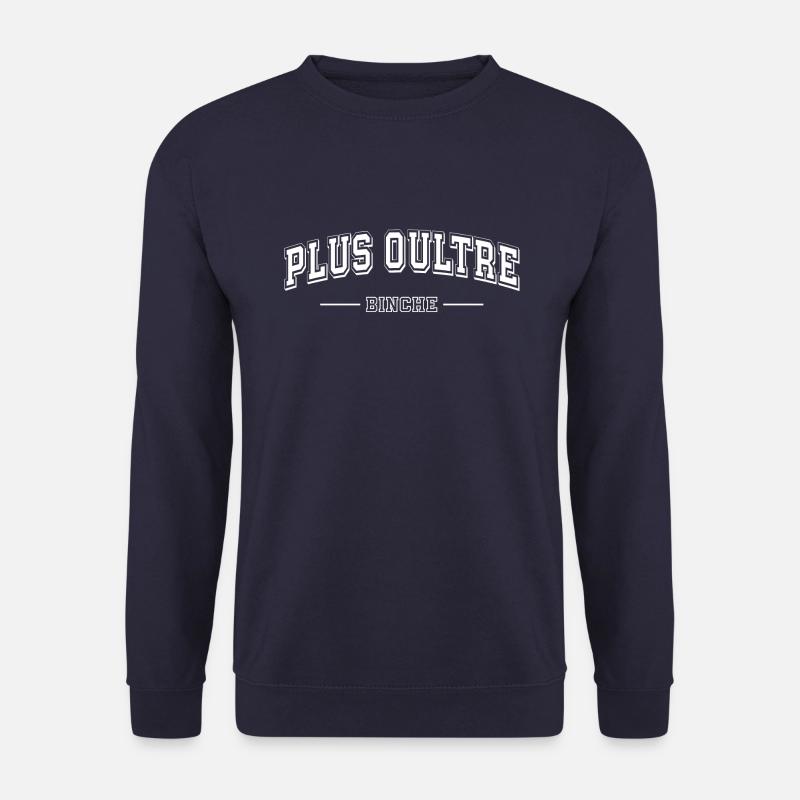 PLUS OULTRE - BINCHE - Sweat-shirt Unisexe - marine