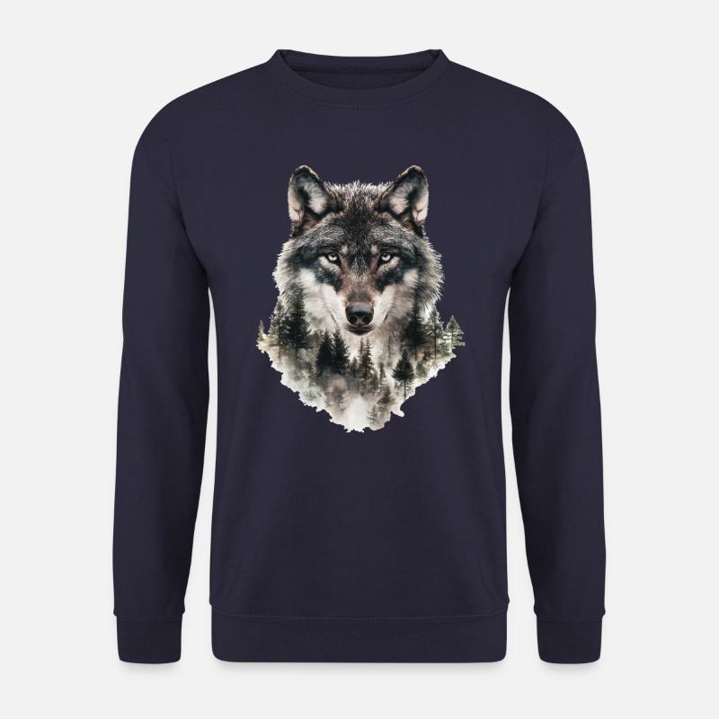 Forêt des loups - Sweat-shirt Unisexe - marine