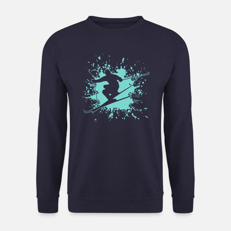 Skiing - Unisex Pullover - Navy