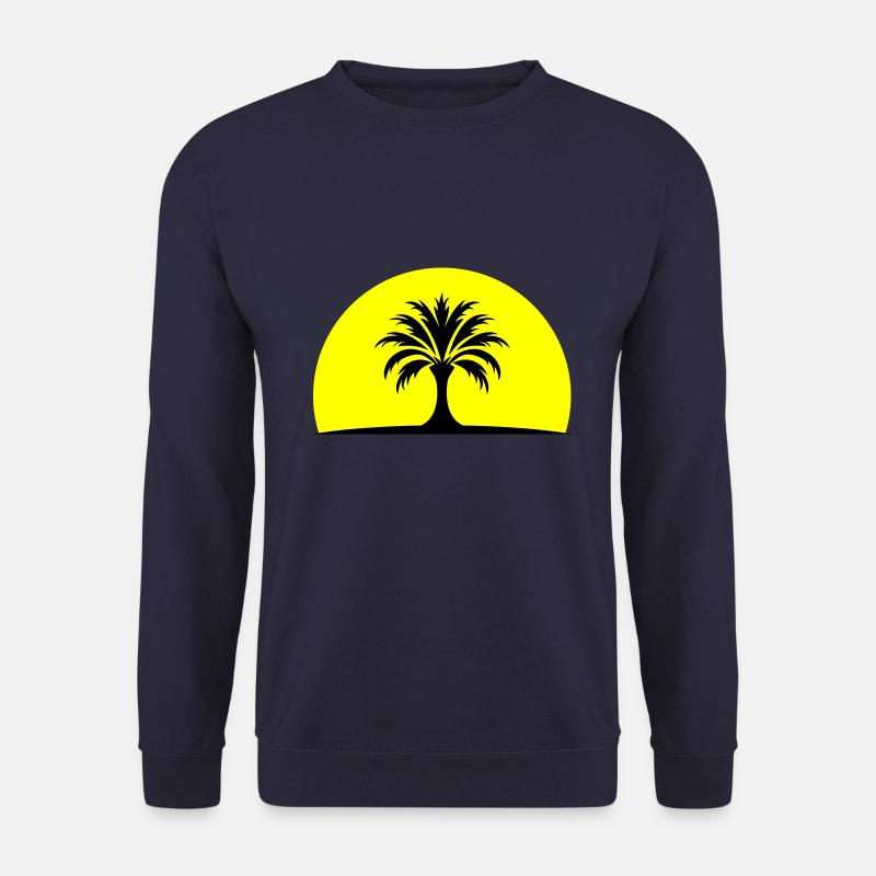 Sonne Palme Insel - Unisex Pullover - Navy