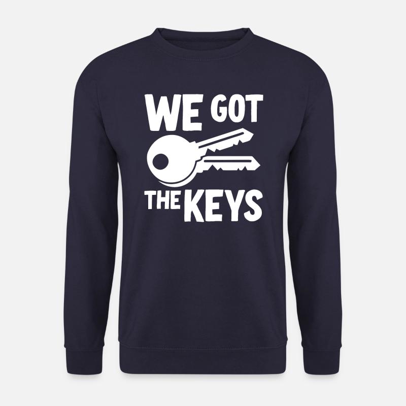 We have received the keys - Unisex Sweatshirt - navy