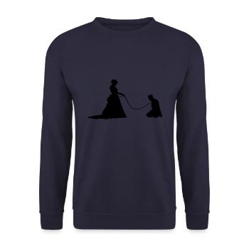 Ehepaar Hochzeit Lustig - Unisex Pullover - Navy - Vorne - Alina (178cm) & Michal (187cm)