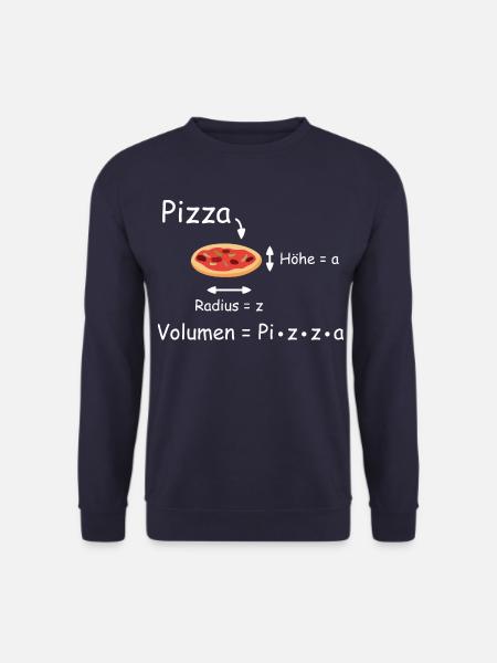 Pizza Volumen - Unisex Pullover - Navy