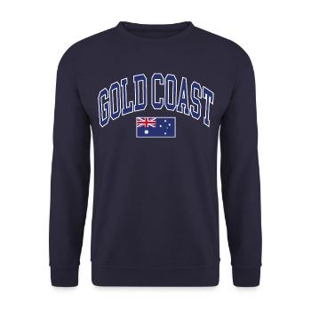 Gold Coast - Unisex Pullover - Navy - Vorne - Alina (178cm) & Michal (187cm)