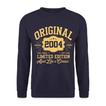 Original 2004 - 20e anniversaire Édition classique - Sweat-shirt Unisexe - marine - Devant - Alina (178cm) & Michal (187cm)