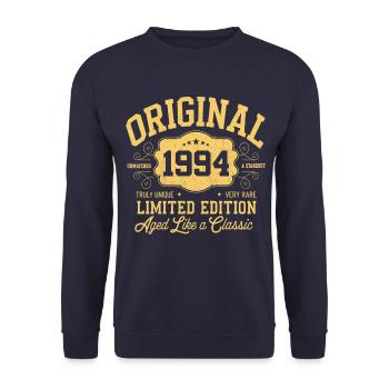 Original 1994 - 30e anniversaire Édition classique - Sweat-shirt Unisexe - marine - Devant - Alina (178cm) & Michal (187cm)