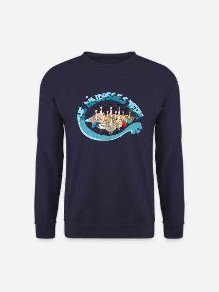 DINDASSE TEAM POSTER - Sweat-shirt Unisexe - marine