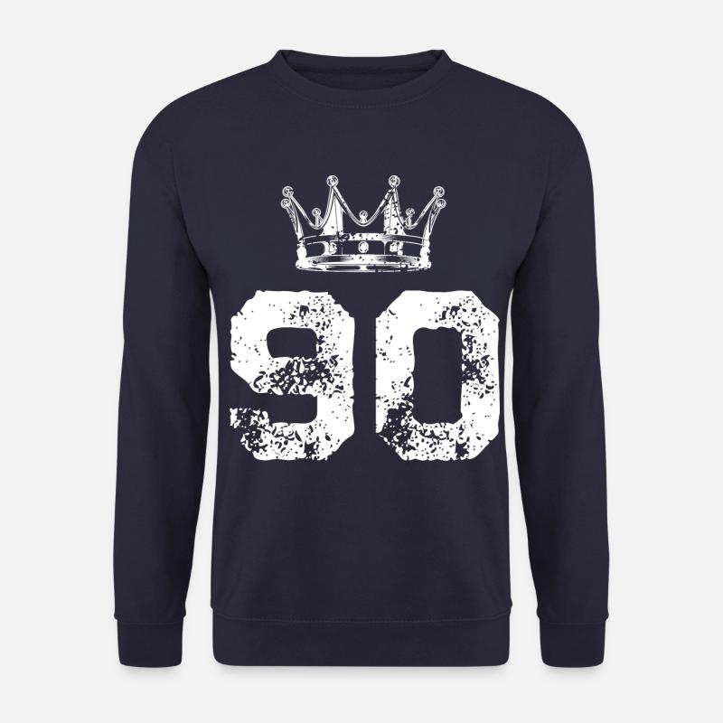 90 Number crown - Unisex Sweatshirt - navy