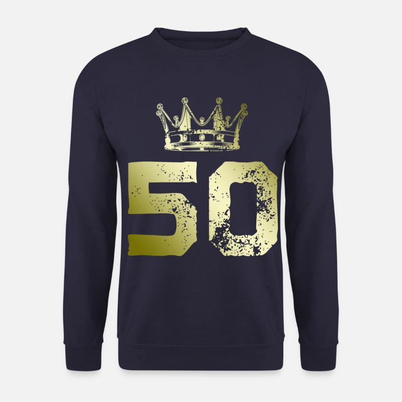Couronne de 50 numéros - Sweat-shirt Unisexe - marine