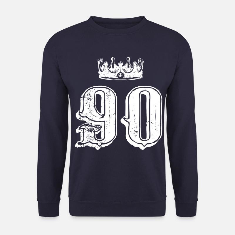 90 Number crown - Unisex Sweatshirt - navy